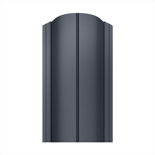 Штакетник металлический Premium фигурный рез ( RAL 7024 )