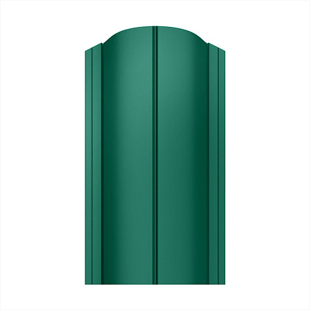 Штакетник металлический Premium фигурный рез ( RAL 6005 )