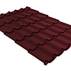 Металлочерепица Монтеррей 0,45мм Красное вино (RAL 3005)