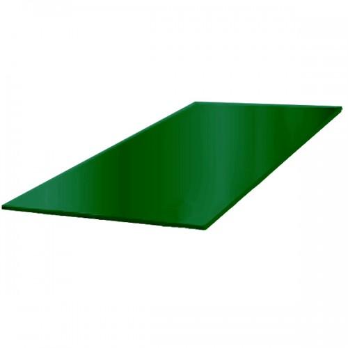Лист металлический гладкий зеленый (0,4мм; 1,25м х 2м)