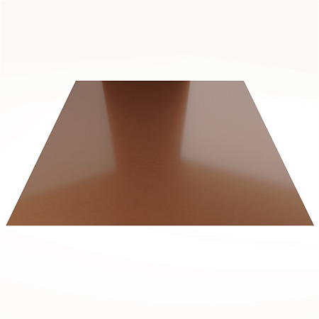 Лист металлический гладкий шоколад (0,5мм; 1,25м х 2м)