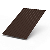 Профнастил С-8 Шоколадно-коричневый (0,32мм; 1,2х2м) RAL 8017
